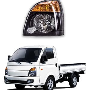 Farol Esquerdo Para Hyundai Hr 2014-2020 - Máscara Negra