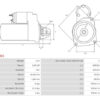 Motor de partida 12V 8 dentes Renault Clio Sandero 438081
