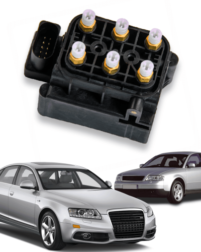 Bloco de Válvulas da Suspensão a Ar Audi A6 A8 1998-2011